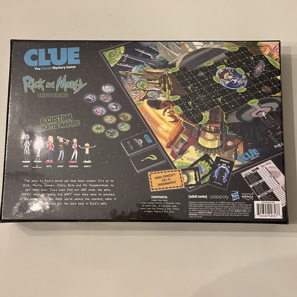 Rick and Morty Back in Blackout Clue board game NIB sealed never opened - Picture 2 of 16